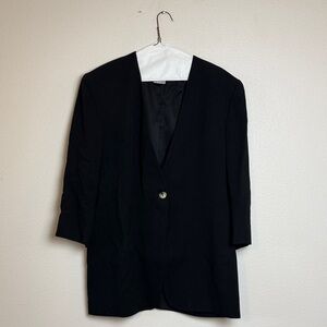 Jones New York Elegant Black Sport Coat